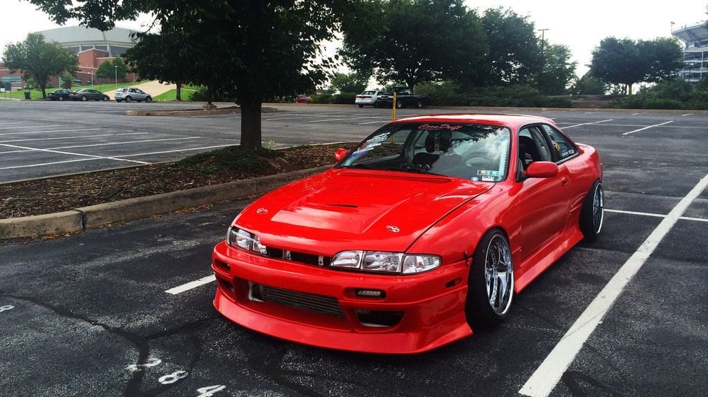 Luxury Sports Luxury Sports Dmax Style Fiberglass Bonnet For Nissan Silvia S14 PFL SR