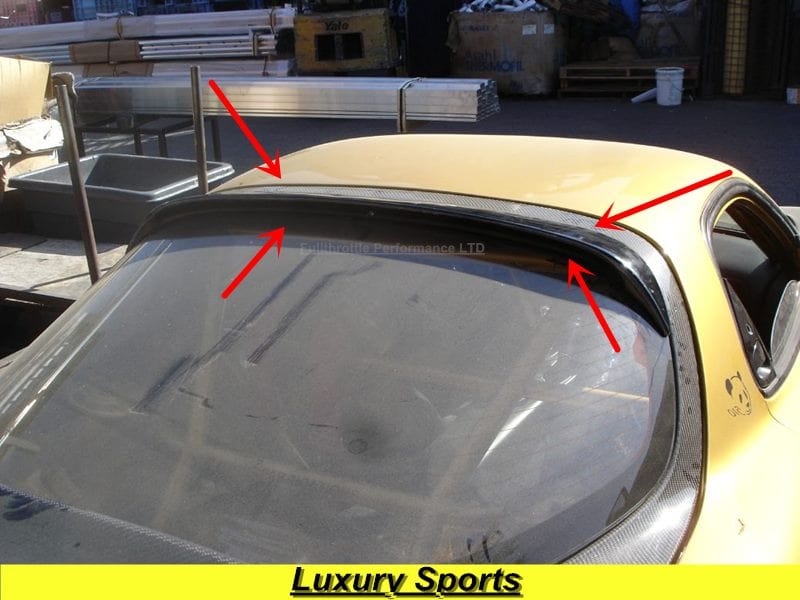 Luxury Sports Luxury Sports Dmax Style Roof Spoiler For Mazda RX7 FD SR