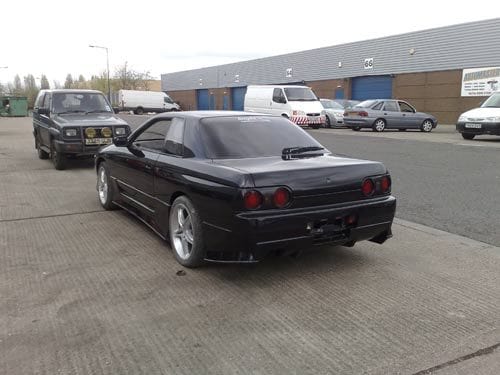 Luxury Sports Luxury Sports Do Luck Style Rear Bumper For Nissan Skyline R32 2DR SR