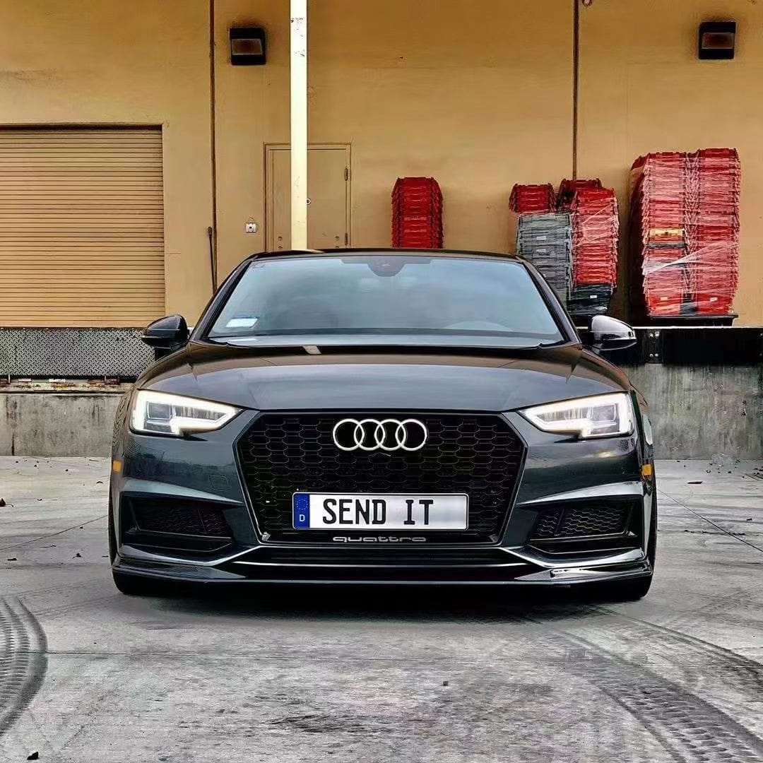 Luxury Sports Luxury Sports ECS Style Carbon Front Lip For Audi A4/S4 B9 16-18 Sline SR