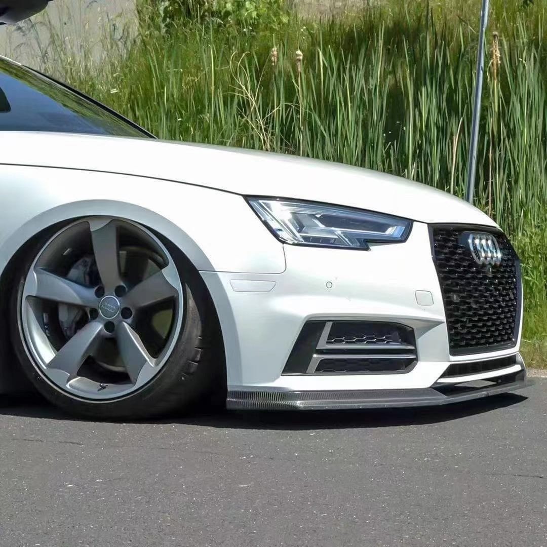 Luxury Sports Luxury Sports ECS Style Carbon Front Lip For Audi A4/S4 B9 16-18 Sline SR