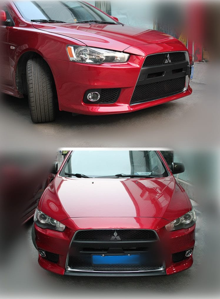 Luxury Sports Luxury Sports EVO X Style Front Bumper For Mitsubishi Lancer 09-16 -PP SR
