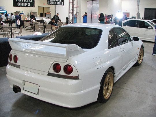 Luxury Sports SR Factory GTR Style Rear Spoiler For Nissan Skyline R33 2DR -PP SR