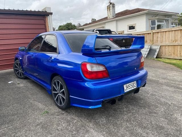 Luxury Sports Luxury Sports Factory OEM STI V8 Style Rear Spoiler For Subaru Impreza V7 - V10 SR