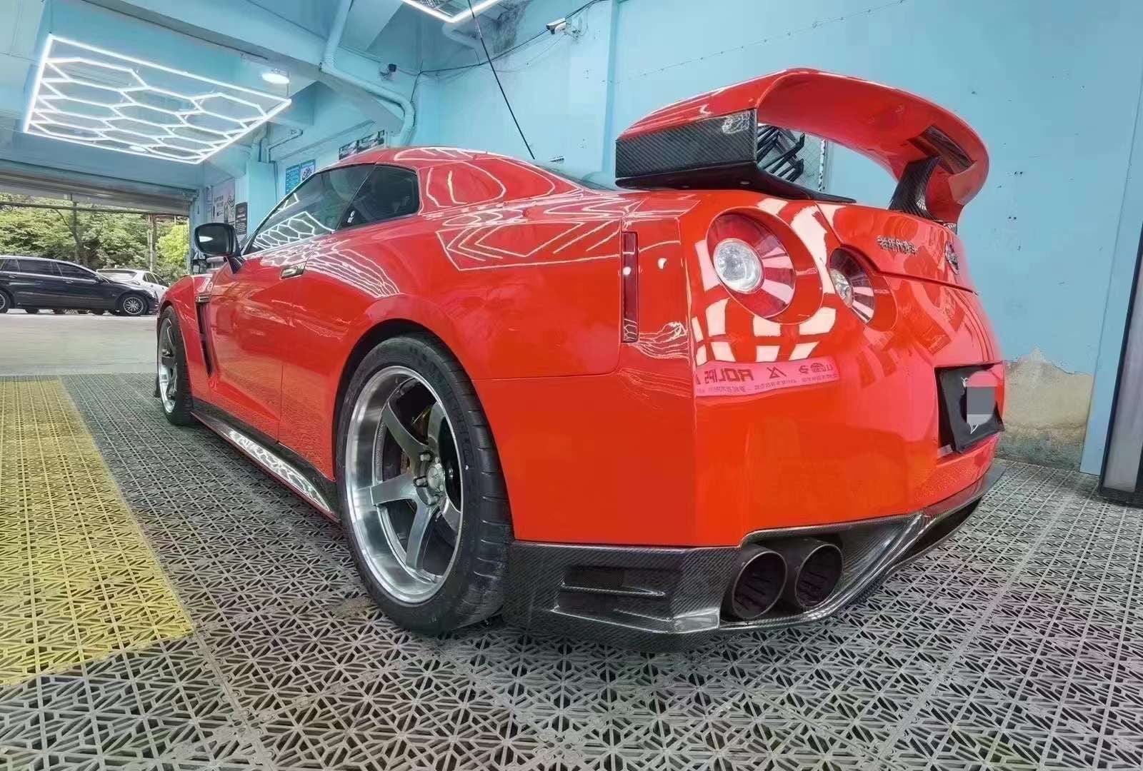 Luxury Sports Luxury Sports Factory OEM Style Rear Lip For Nissan Skyline R35 GTR 07-15 -PP SR