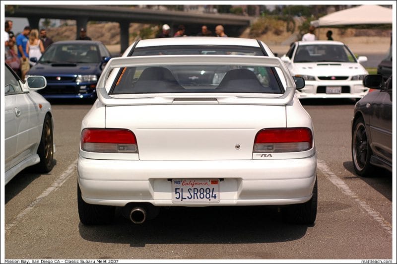 Luxury Sports Luxury Sports Factory V6 STI Style Rear Spoiler For Subaru Impreza V1 - V6 SR