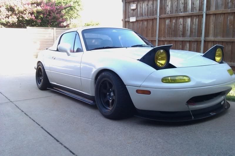 Luxury Sports Luxury Sports Feed Style Side Skirts Extension For Mazda Mx5 NA SR