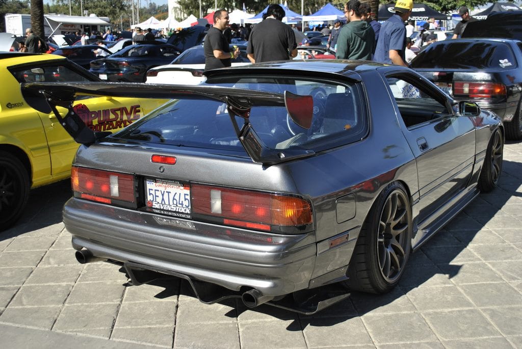 Luxury Sports Luxury Sports Garage BB Style GT Rear Spoiler For Mazda RX7 FC -PP SR