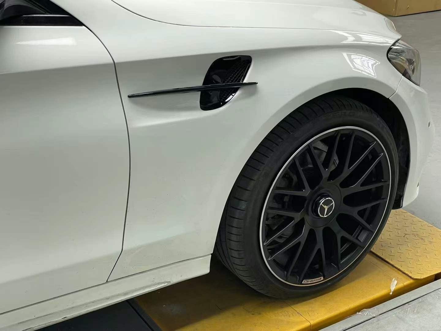 Luxury Sports Luxury Sports GTR Style Vented Front Fender Mercedes Benz W205 C Class 15-21 -PP SR