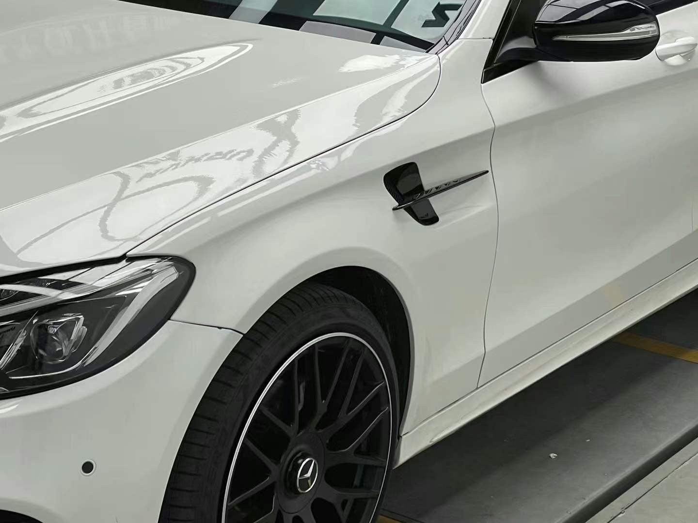 Luxury Sports Luxury Sports GTR Style Vented Front Fender Mercedes Benz W205 C Class 15-21 -PP SR