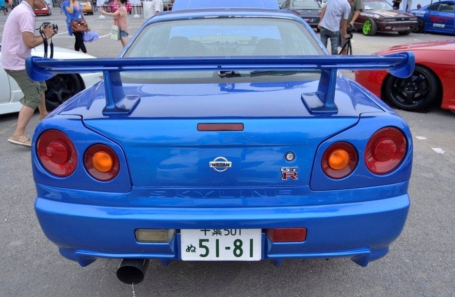 Luxury Sports Luxury Sports Jun Style High Leg/Stands For Nissan Skyline R34 GTR Spoiler SR
