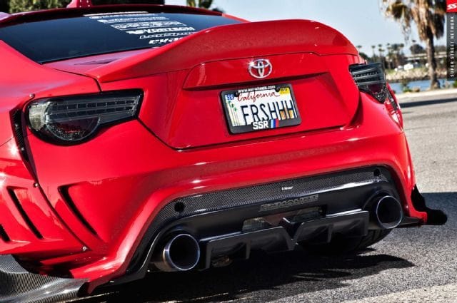 Luxury Sports Luxury Sports Leg Sport Style Boot Spoiler For Toyota GT86 SR