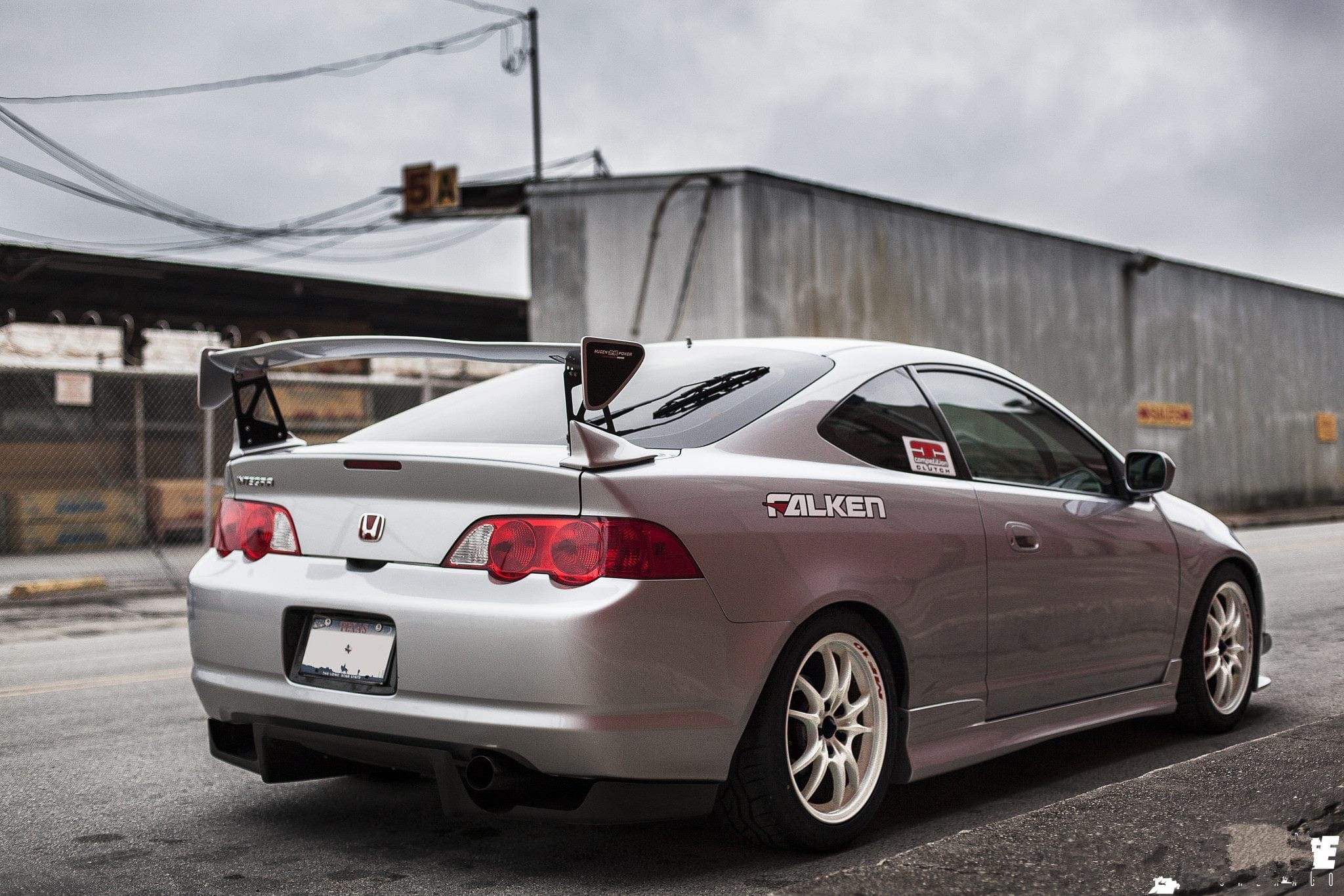 Luxury Sports Luxury Sports M Style Carbon Rear Spoiler For Honda Integra DC5 -PP SR