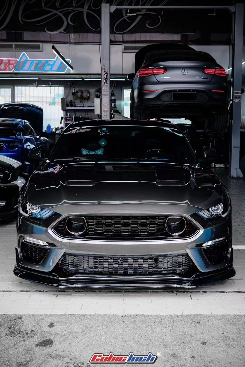 Luxury Sports Luxury Sports Mach 1 Style Front Bumper For Ford Mustang 18-22 -PP SR