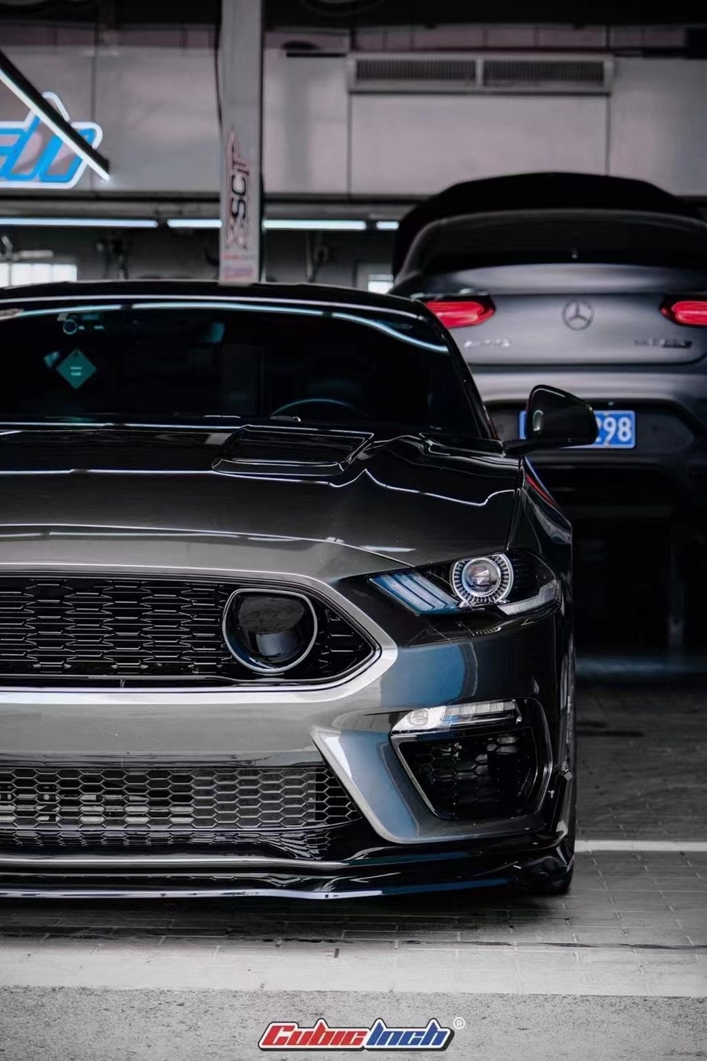 Luxury Sports Luxury Sports Mach 1 Style Front Bumper For Ford Mustang 18-22 -PP SR