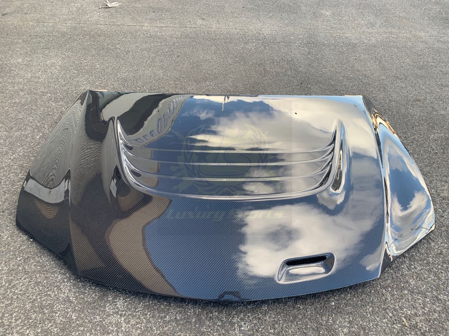 Luxury Sports Luxury Sports Monster Sport Style Carbon Bonnet For Mitsubishi EVO 7-9 SR