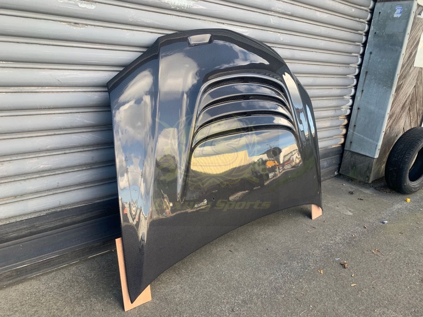 Luxury Sports Luxury Sports Monster Sport Style Carbon Bonnet For Mitsubishi EVO 7-9 SR