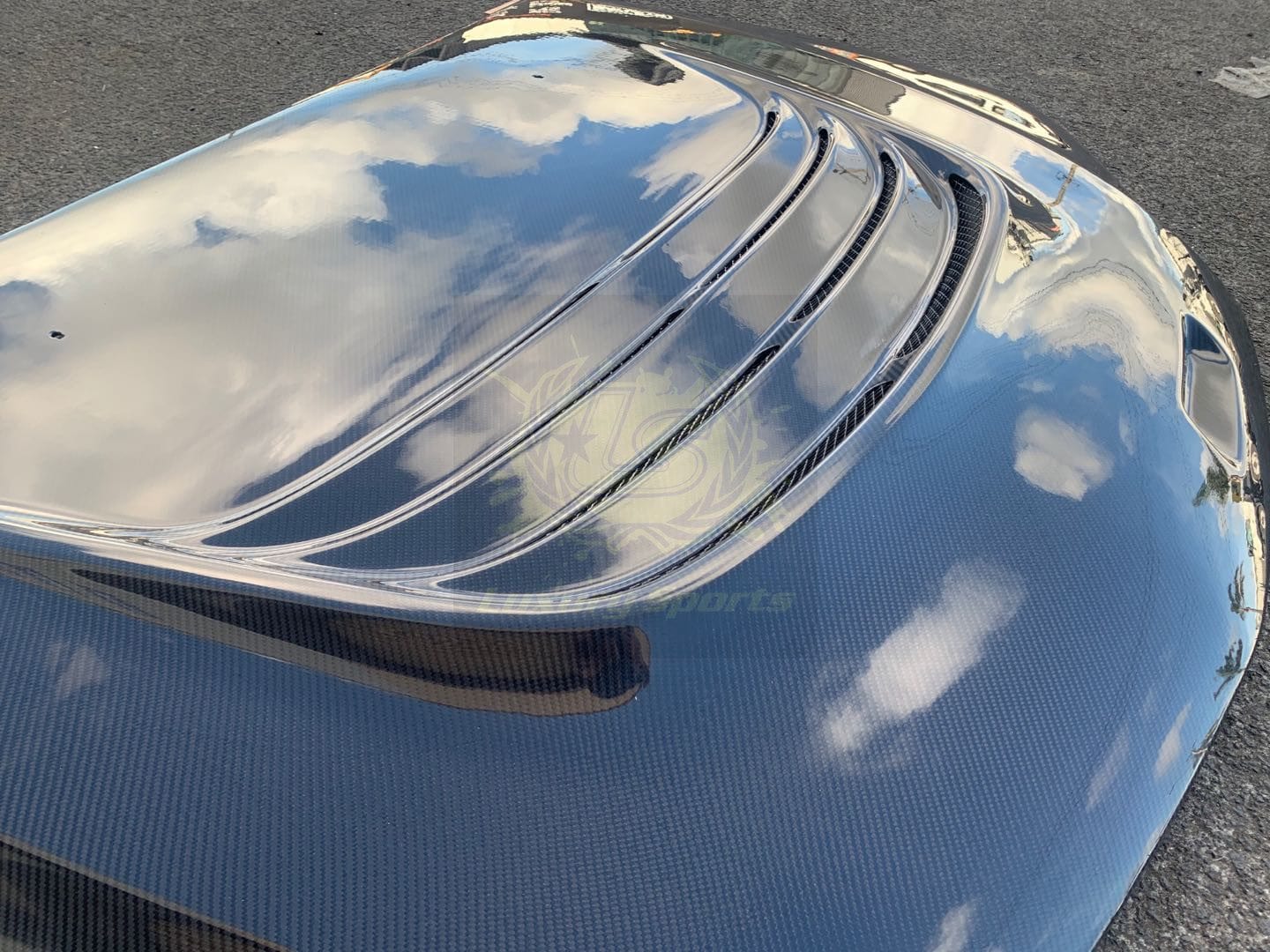 Luxury Sports Luxury Sports Monster Sport Style Carbon Bonnet For Mitsubishi EVO 7-9 SR