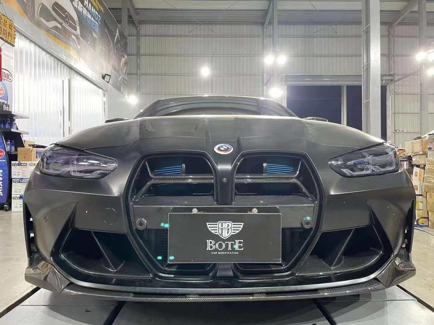 Luxury Sports Luxury Sports MP Style Carbon Front Bumper Ducts For BMW G80 G82 M3 M4 -PP SR