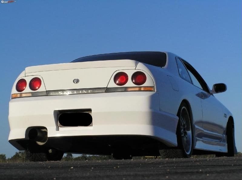 Luxury Sports Luxury Sports Msports Style Rear Bumper Nissan Skyline R33 2DR SR