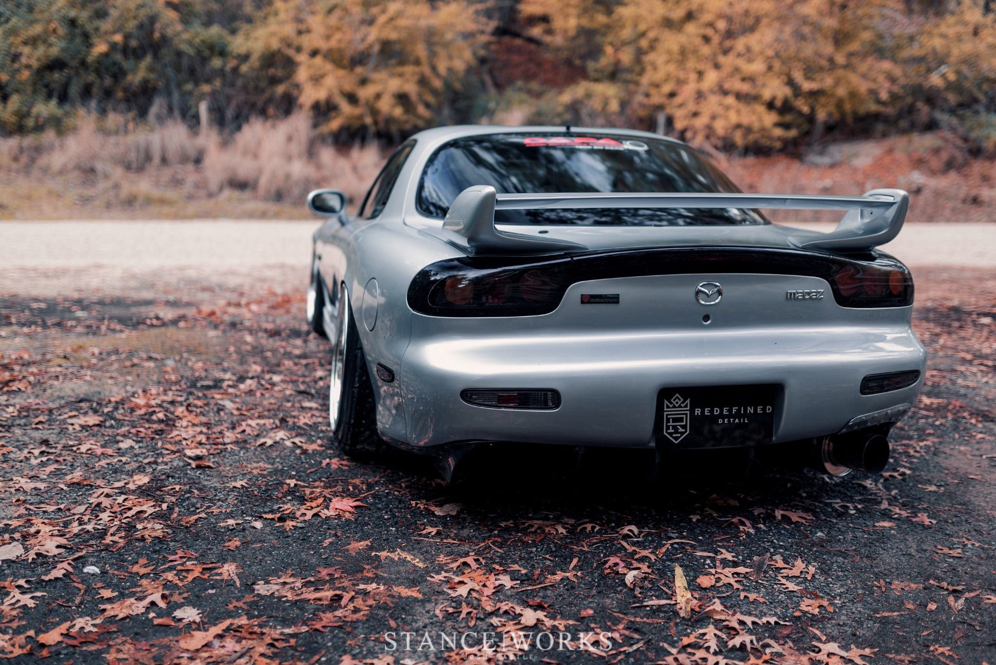 Luxury Sports Luxury Sports OEM Factory S8 Fiberglass Spoiler For Mazda RX7 FD -PP SR