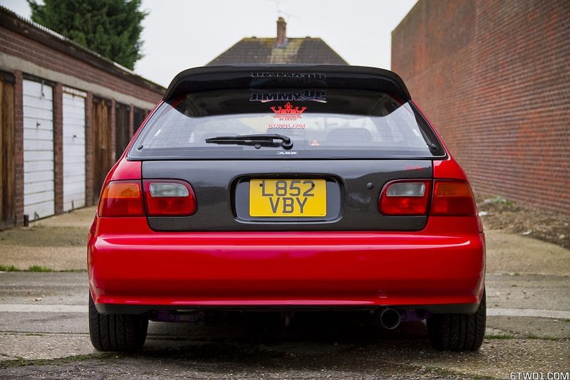 Luxury Sports Luxury Sports OEM Style Carbon Boot Lid For Honda Civic EG -PP SR