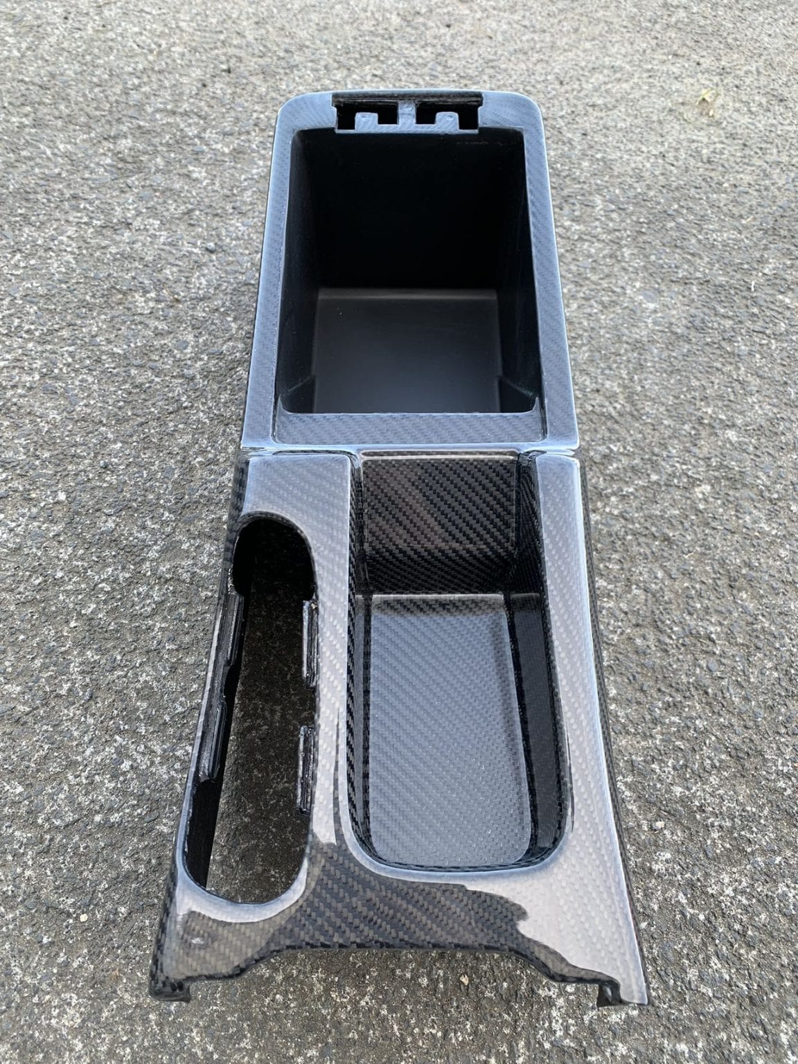Luxury Sports Luxury Sports OEM Style Carbon Center Console With Lid For Nissan Skyline R32 SR