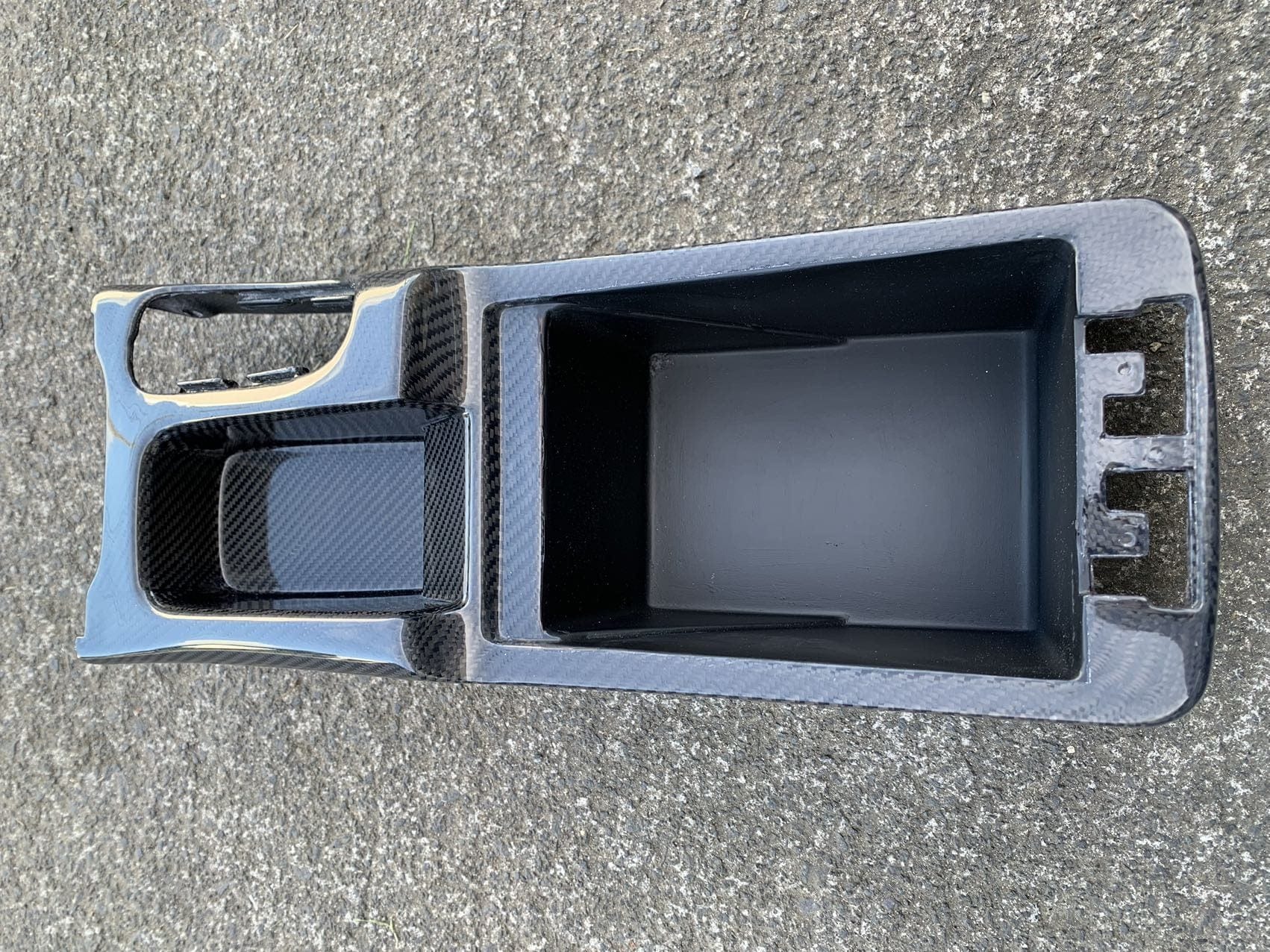 Luxury Sports Luxury Sports OEM Style Carbon Center Console With Lid For Nissan Skyline R32 SR