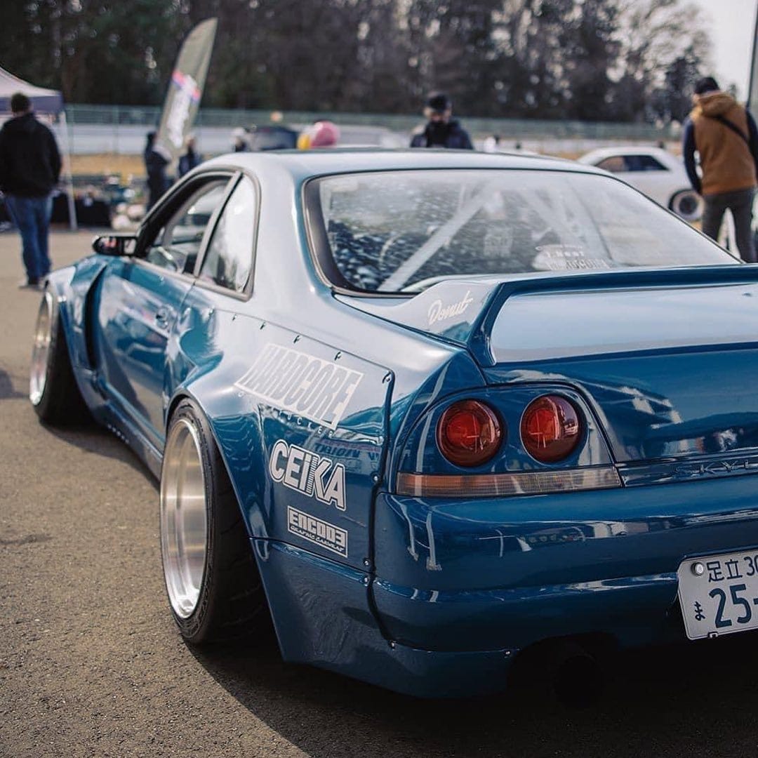 Luxury Sports SR Pandem Rocket Bunny Style Wide Bodykit Nissan Skyline R33 GTR -PP SR