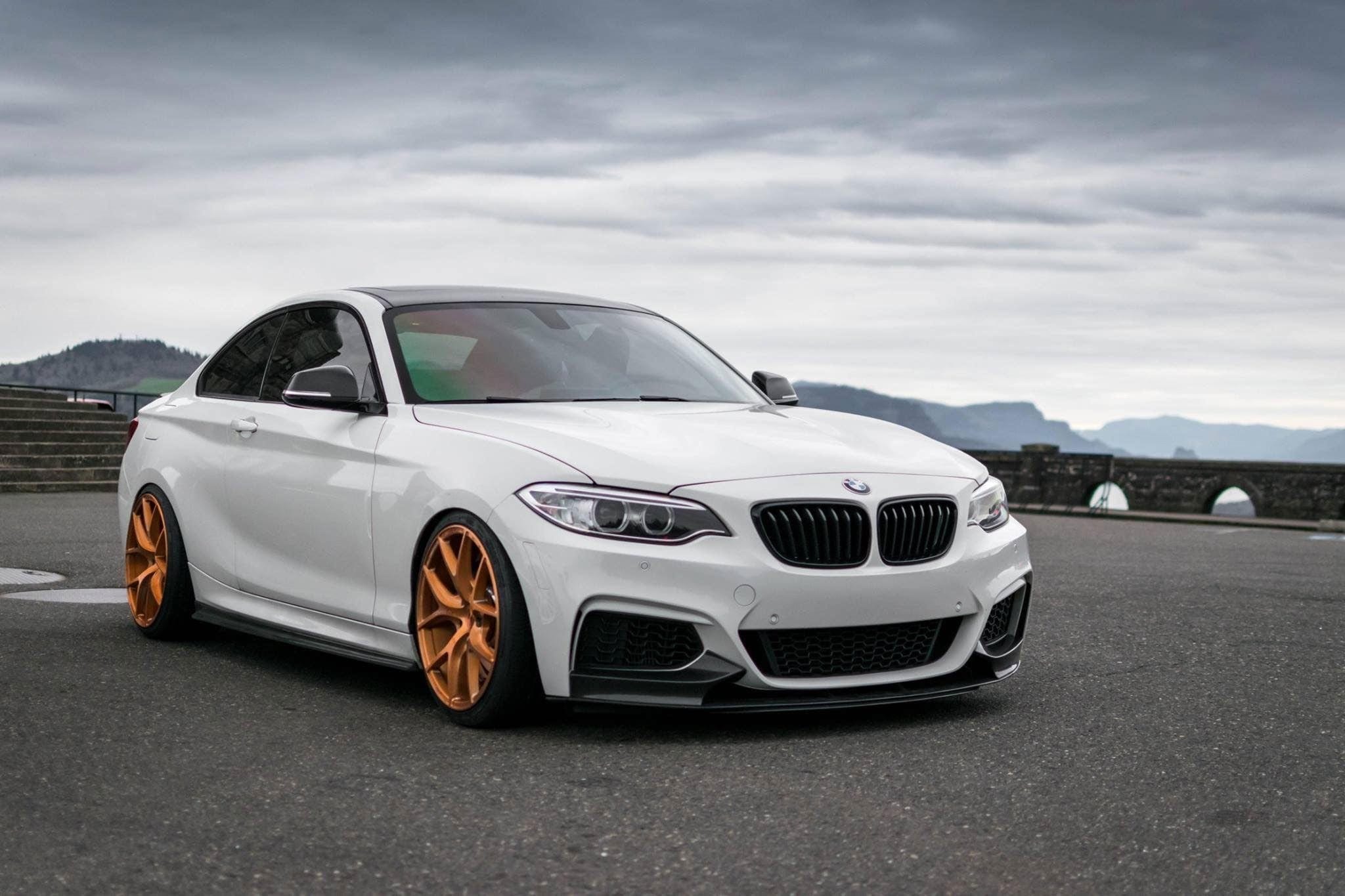 Luxury Sports SR Performance Style Front Lip For BMW F22 Mtech Bumper SR