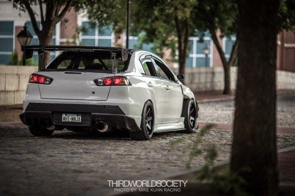 Luxury Sports Luxury Sports Rear Window Vents For Mitsubishi EVO X Carbon SR