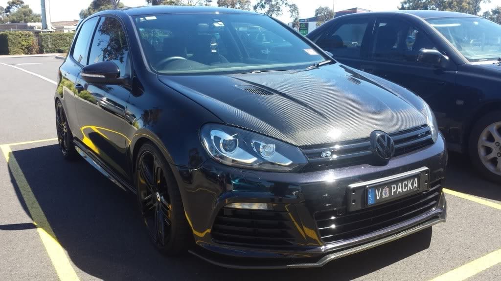 Luxury Sports SR Revozport Style Carbon Bonnet Volkswagen Golf MK6 GTI R20 -PP SR