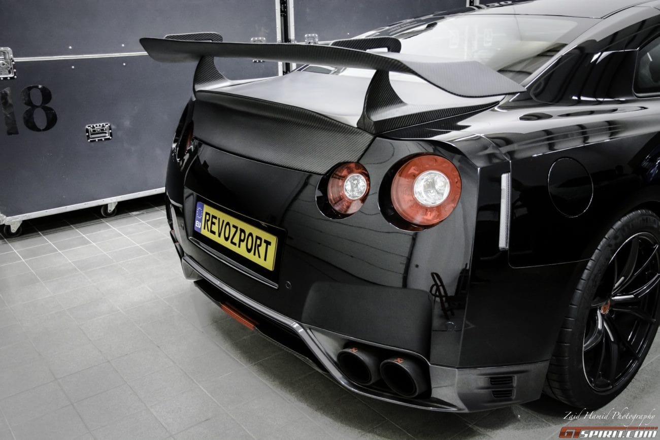 Luxury Sports SR Revozports JCR Swan Neck Style GT Spoiler For GTR R35 Carbon-PP SR