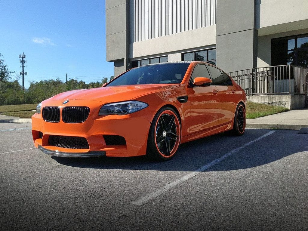 Luxury Sports SR RKP Style Carbon Front Lip For BMW F10 M5-PP SR