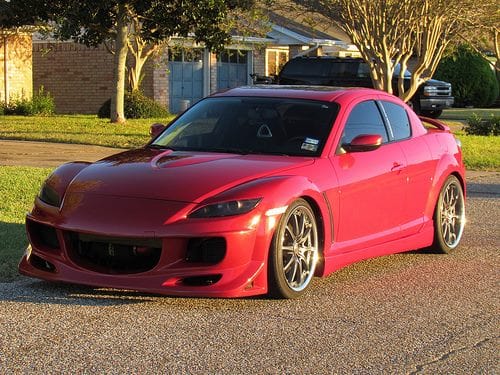 Luxury Sports SR Rmagic Style Side Skirts For Mazda RX8 SR