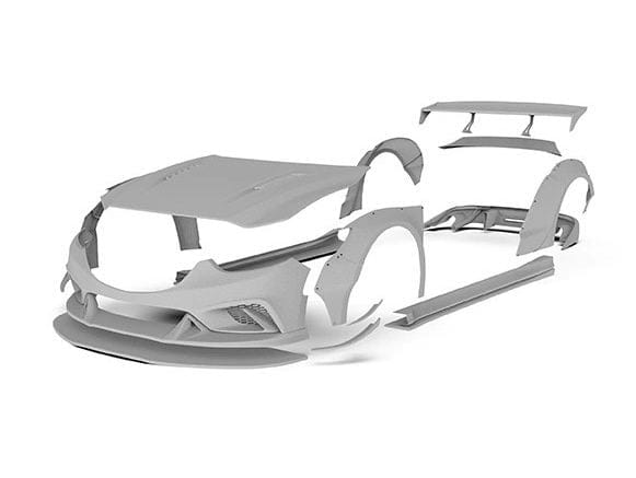 Luxury Sports Luxury Sports ROBOT Full Wide Bodykit For Mazda Atenza 14-20 -PP SR