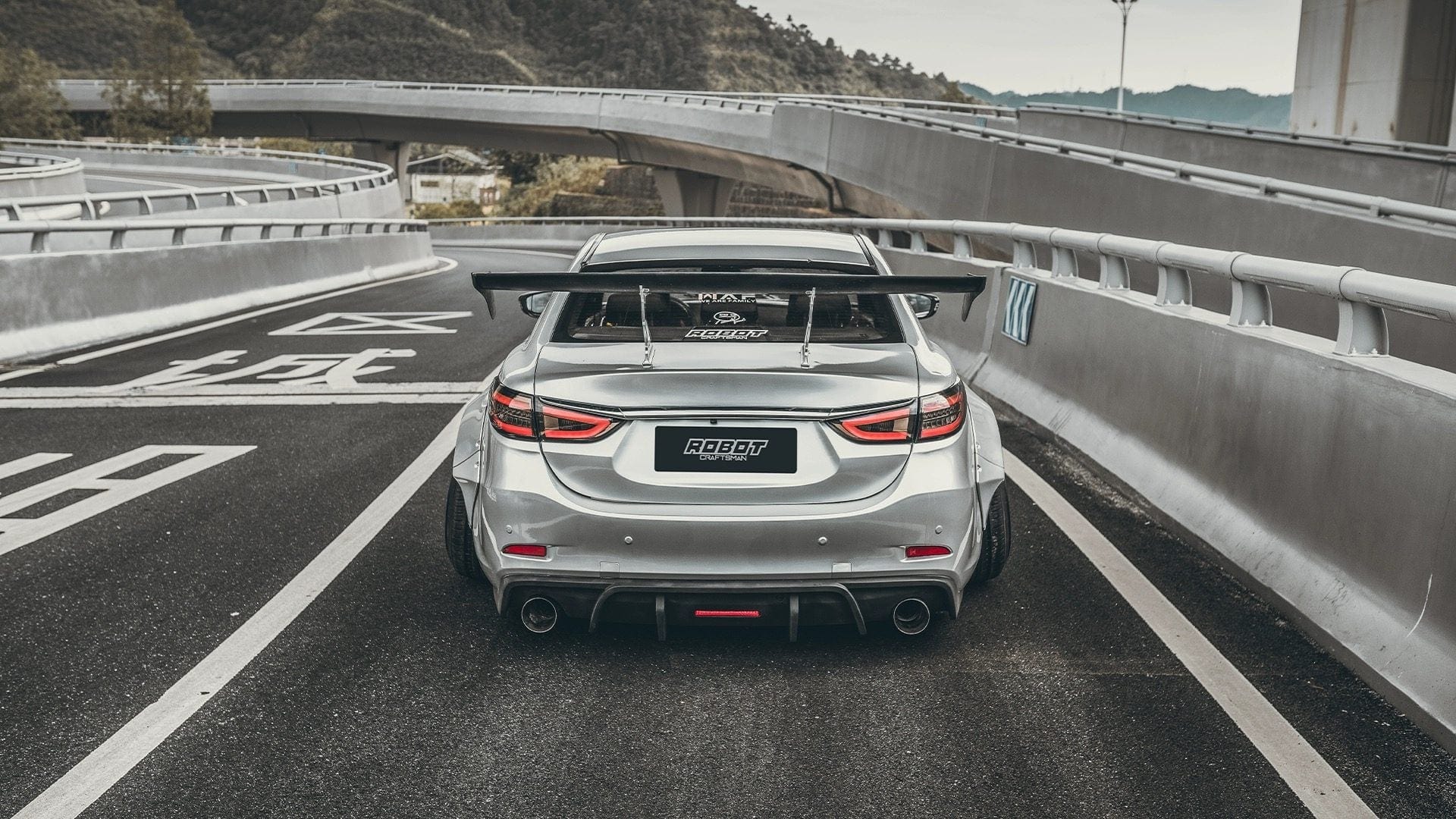 Luxury Sports SR ROBOT Full Wide Bodykit For Mazda Atenza 14-20 -PP SR