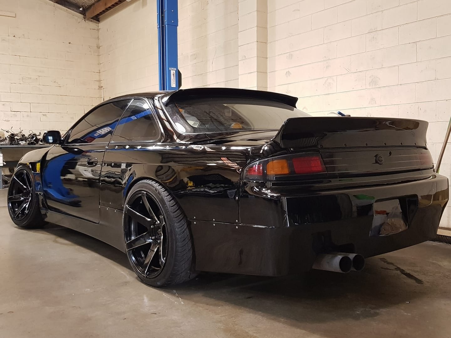 Luxury Sports SR Rocket Bunny Style 30mm Rear Fender For Nissan Silvia S14 SR