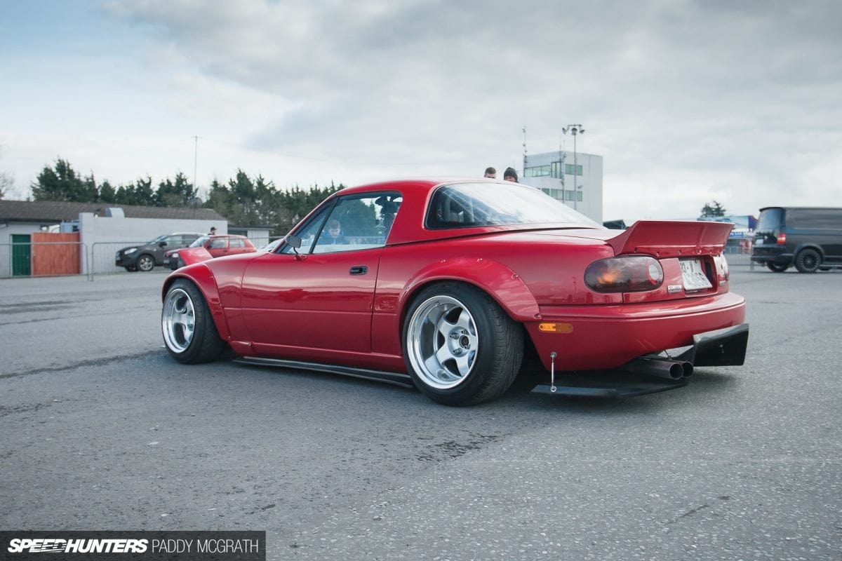 Luxury Sports Luxury Sports Rocket Bunny Style Boot Spoiler For Mazda MX5 NA SR