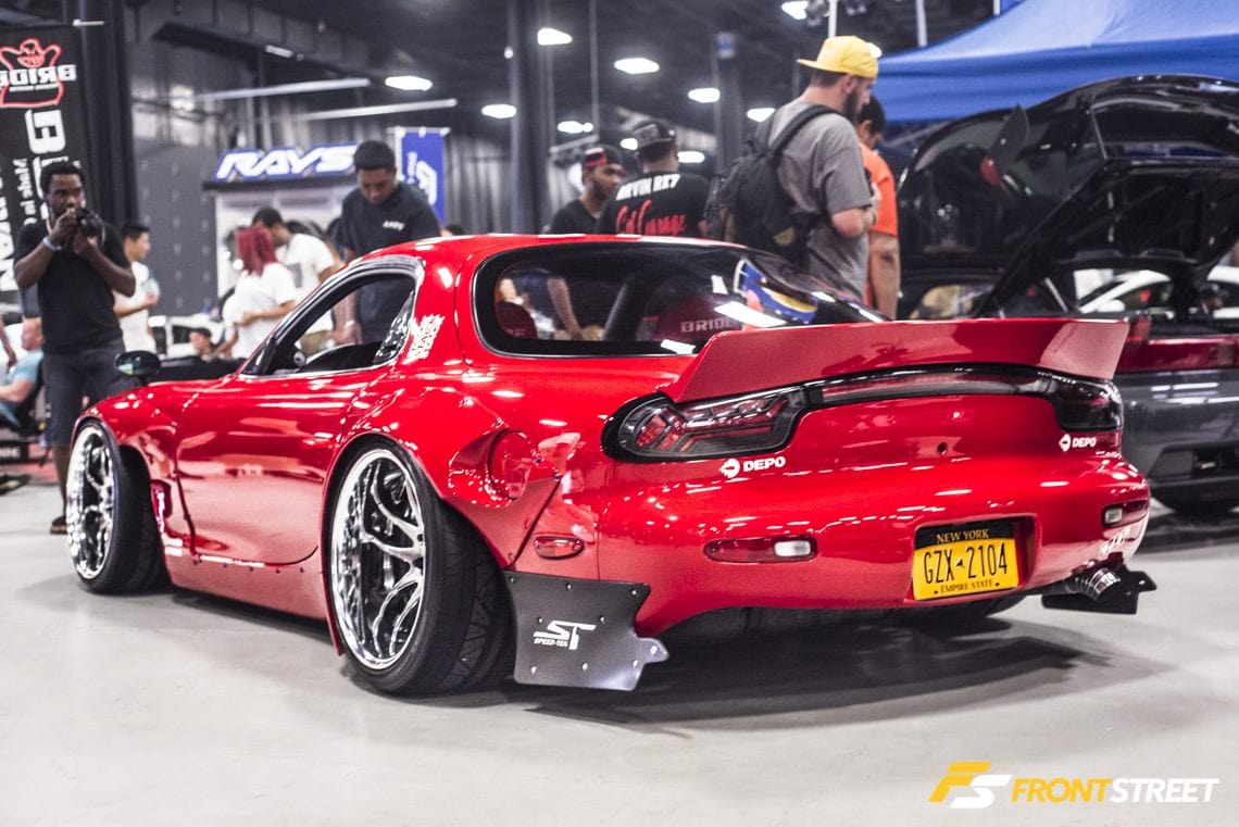 Luxury Sports Luxury Sports Rocket Bunny Style Rear Spoiler For Mazda Rx7 FD SR