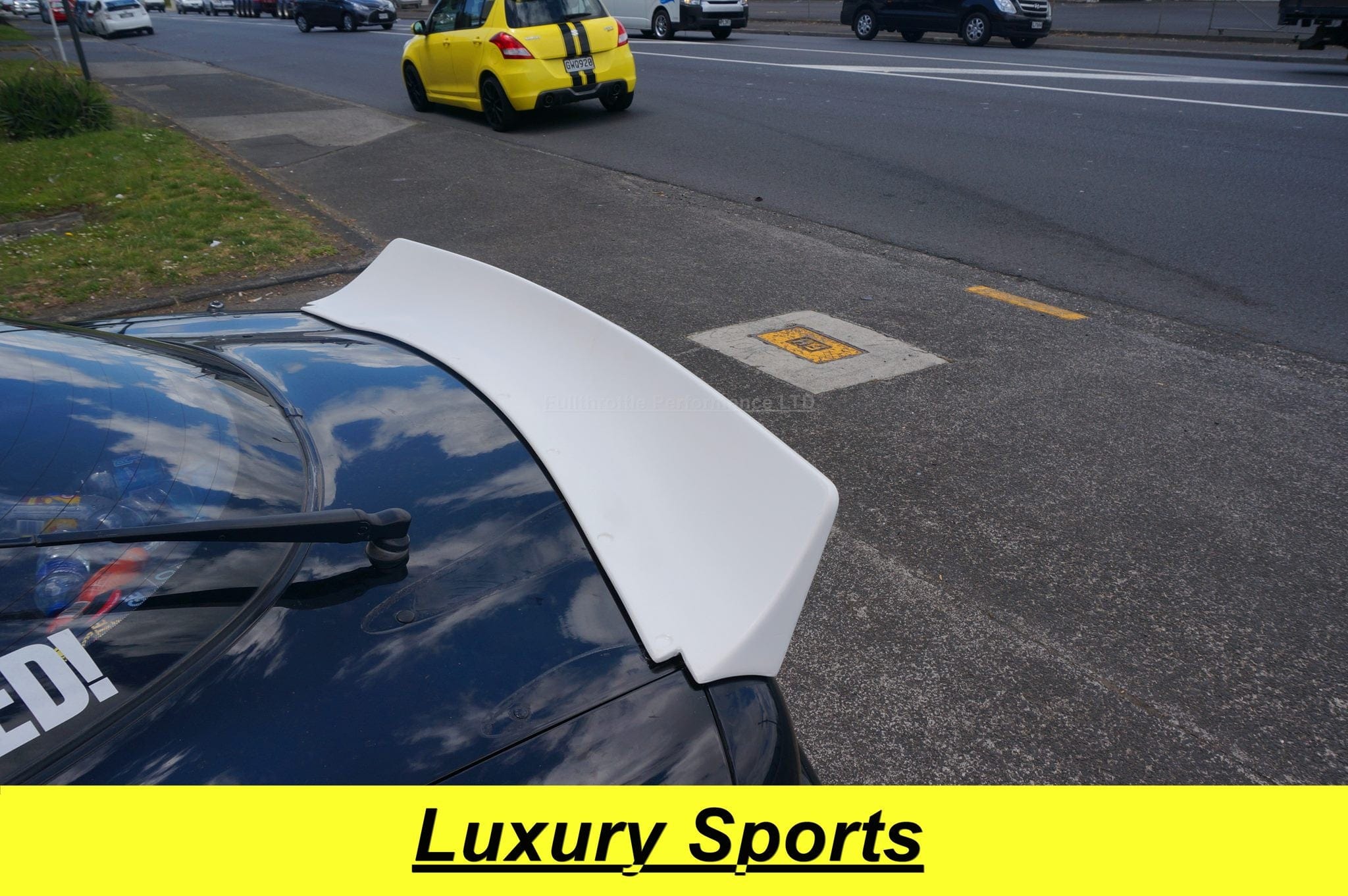 Luxury Sports SR Rocket Bunny Style Rear Spoiler For Mazda Rx7 FD SR