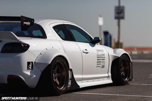 Luxury Sports SR Rocket Bunny Style Wide Bodykit For Mazda RX8 Facelift -PP SR