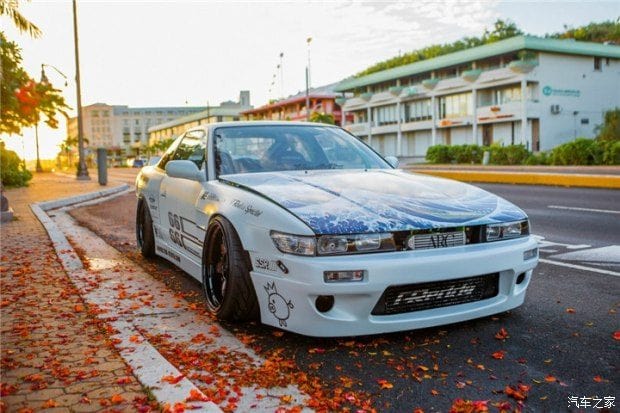 Luxury Sports Luxury Sports Rocket Bunny V1 Style Front Bumper For Nissan Silvia S13 SR