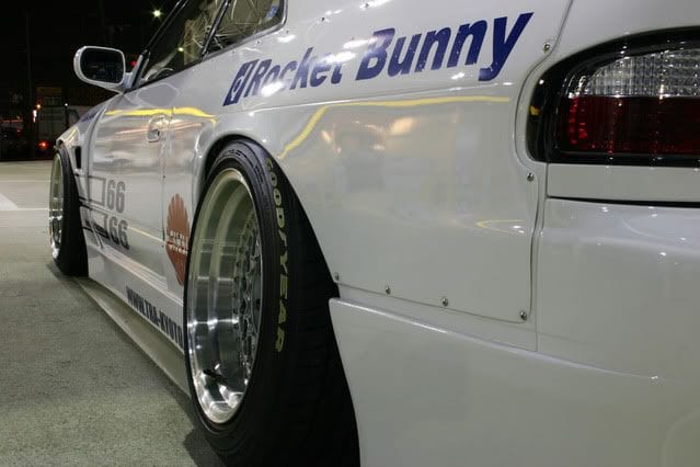 Luxury Sports Luxury Sports Rocket Bunny V1 Style Rear Fender For Nissan Silvia S13 30mm SR