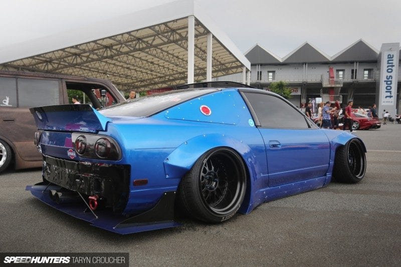 Luxury Sports Luxury Sports Rocket Bunny V2 Style Front Rear Flares Side Nissan Silvia 180sx SR