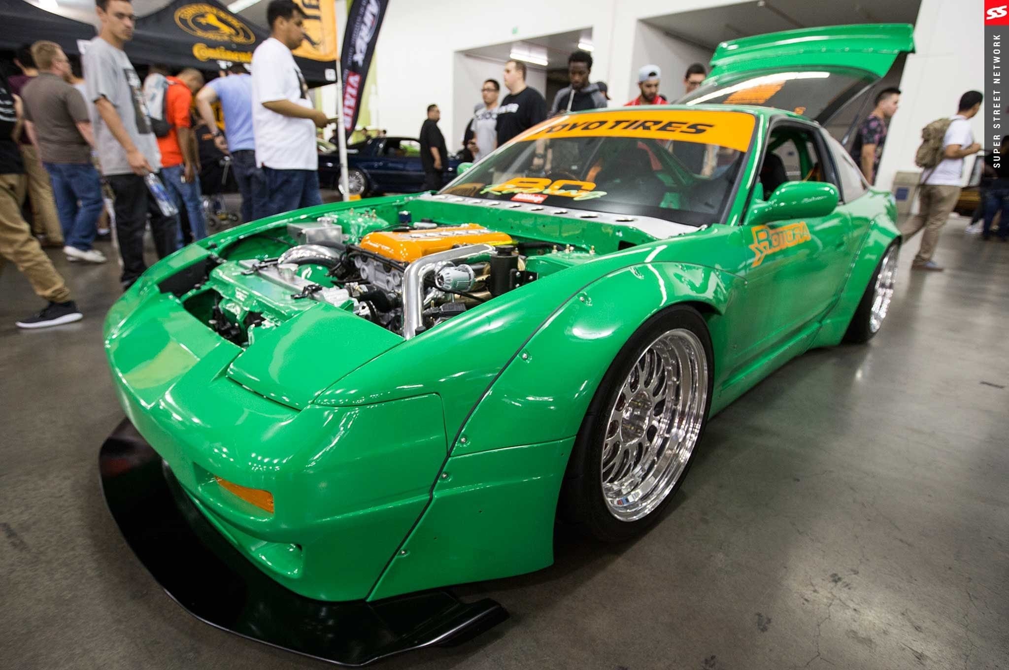 Luxury Sports Luxury Sports Rocket Bunny V2 Style Front Rear Flares Side Nissan Silvia 180sx SR