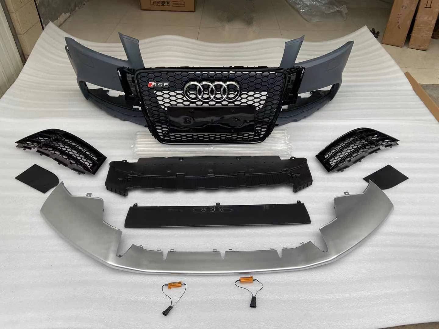 Luxury Sports SR RS5 Style Front Bumper with grill For Audi A5 08-11 -PP SR
