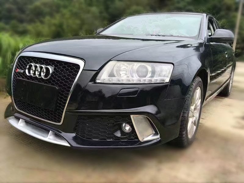 Luxury Sports Luxury Sports RS6 Conversion Style Front Bumper With Grill Audi A6 C6 05-11 -PP SR