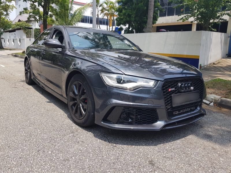Luxury Sports Luxury Sports RS6 Conversion Style Front Bumper With Grill Audi A6 C7 12-15 -PP SR