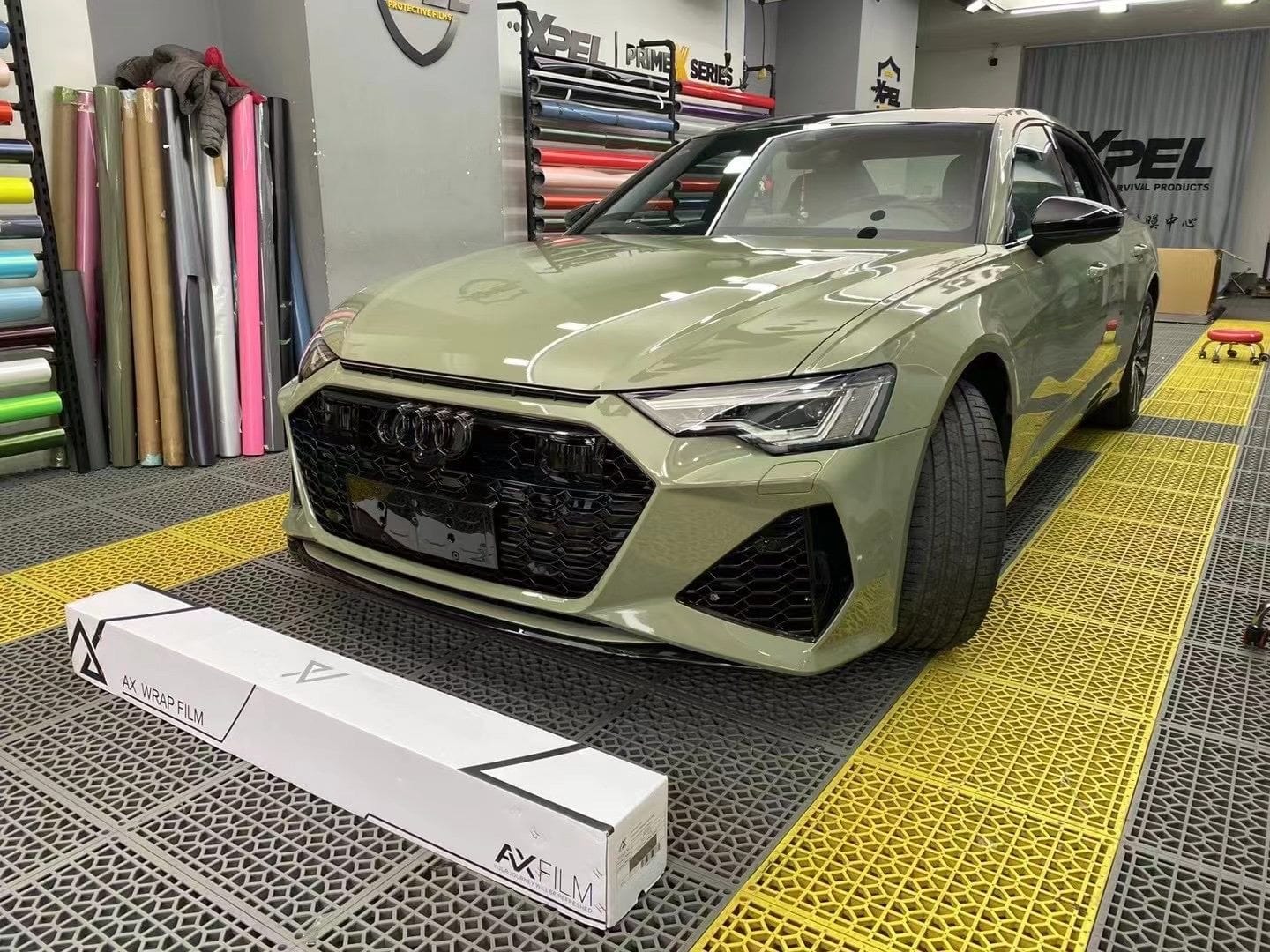 Luxury Sports Luxury Sports RS6 Style Front Bumper With Grill For Audi A6 C8 19-21 -PP SR